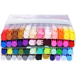 Sakura koi coloring brush pen zestaw 48 pisaków - sklep plastyczny - s