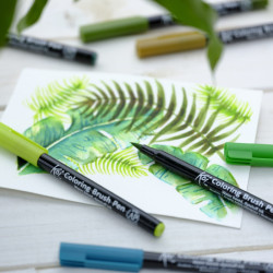 Sakura koi coloring brush pen set of 24 pens - szal art - sklep plasty