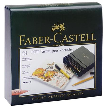 Faber-Castell pitt zestaw 24 pisaków - sklep plastyczny - szał dla pla