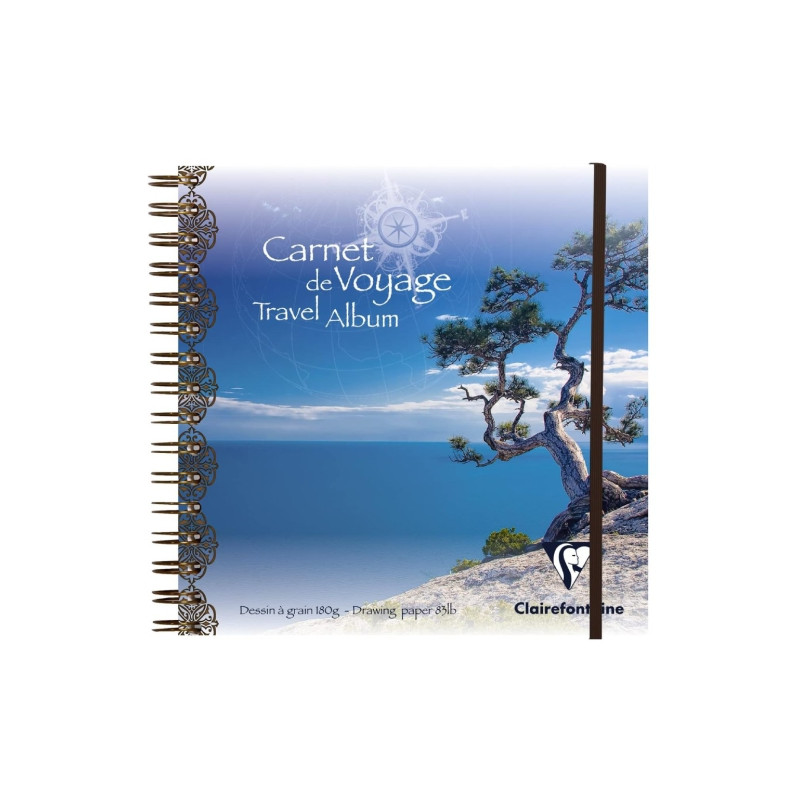 Blok Clairefontaine travel album ocean do wielu technik 180g 30a - skl
