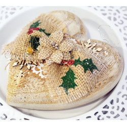 Dp Craft wooden heart base 10 cm