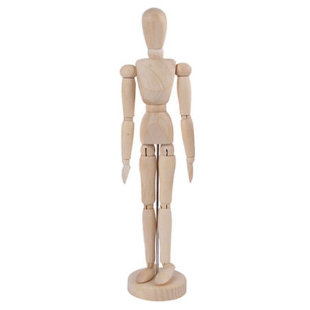 Wooden manikin Woman - height  40 cm