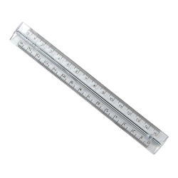 Milan Plastic 15cm Ruler - szal art - sklep plastyczny