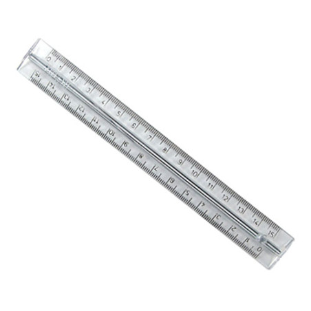 Milan Plastic 15cm Ruler - szal art - sklep plastyczny