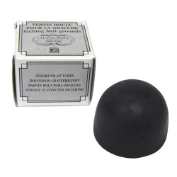 Lamour Black Satin Hard Ground - Charbonnel - szal art - sklep plastyc