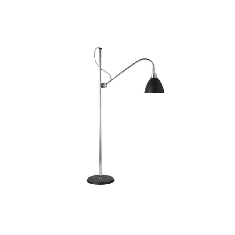 Daylight floor lamp Retro silver-black - szal art - sklep plastyczny