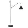 Daylight floor lamp Retro silver-black - szal art - sklep plastyczny