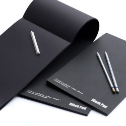 Blok AMI black pad z czarnymi kartkami 120g 20ark A4