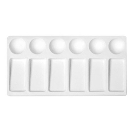 Plastic palette 12x23cm 12 chambers - sklep plastyczny - szal art