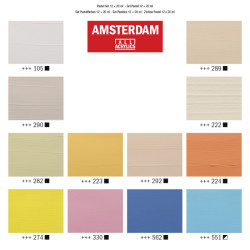 Talens amsterdam zestaw farb akrylowych 12x20ml pastels - sklep plasty