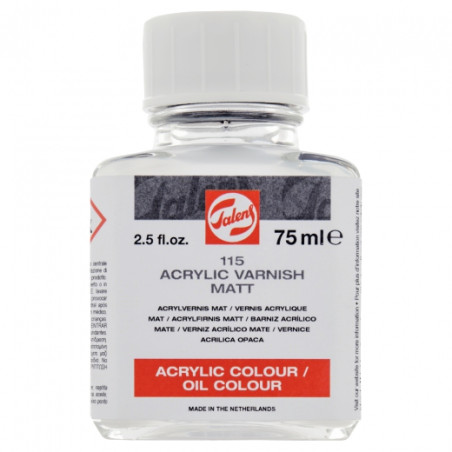 Talens werniks matowy do oleju i akrylu 115 75ml - sklep plastyczny -