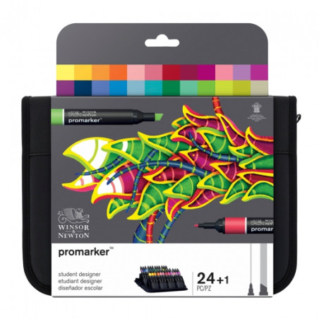 Winsor&Newton promarker student designer zestaw 24 kolorów - sklep pla