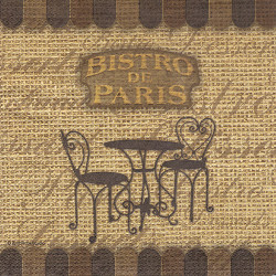 Decoupage Napkin Ambiente 27-13307940 cafe nostalgic - szal art - skle