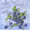 Decoupage Napkin Ambiente 26-13308055 blueberries - szal art - sklep p