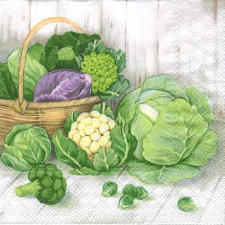 Serwetka do decoupage warzywa Ambiente 27-13308700 cabbage - sklep pla