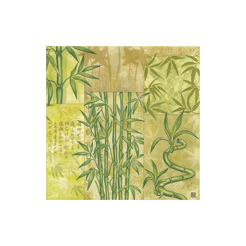 Decoupage napkin bamboo 9-SLOG 013101