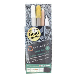 Zentangle set of 9 pieces - szal art - sklep plastyczny