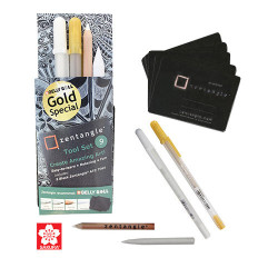 Zentangle zestaw 9 sztuk - sklep plastyczny - szał dla plastyków