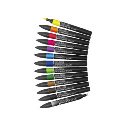 Winsor&Newton brushmarker zestaw 13 markerów set 1 - sklep plastyczny