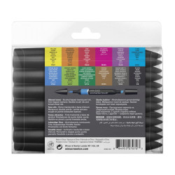 Winsor&Newton brushmarker set of 13 ton colours Set 1 - szal art - skl
