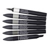 Winsor&Newton, promarker, neutral, tones, set, 6, colours - szal art -