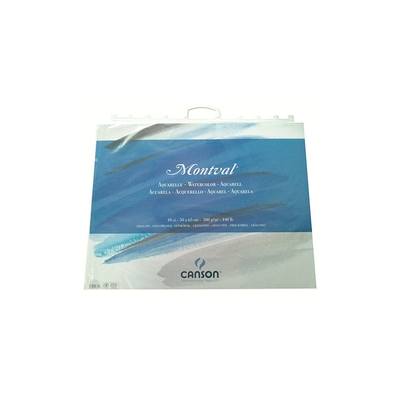 Canson montval watercolor paper 50x65cm folder 300g 10 sheets