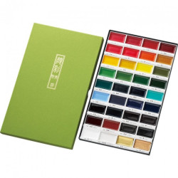 Kuretake gansai tambi set of 36 watercolors