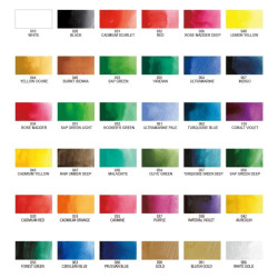 Kuretake gansai tambi set of 36 watercolors