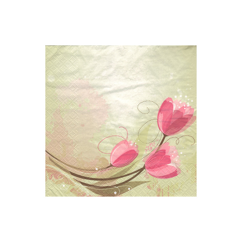 Napkin for decoupage Daisy 10-003601 tulip