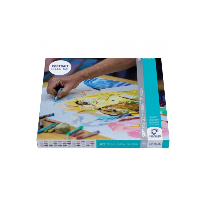 Talens van gogh portretowe zestaw 36 pasteli suchych - sklep plastyczn