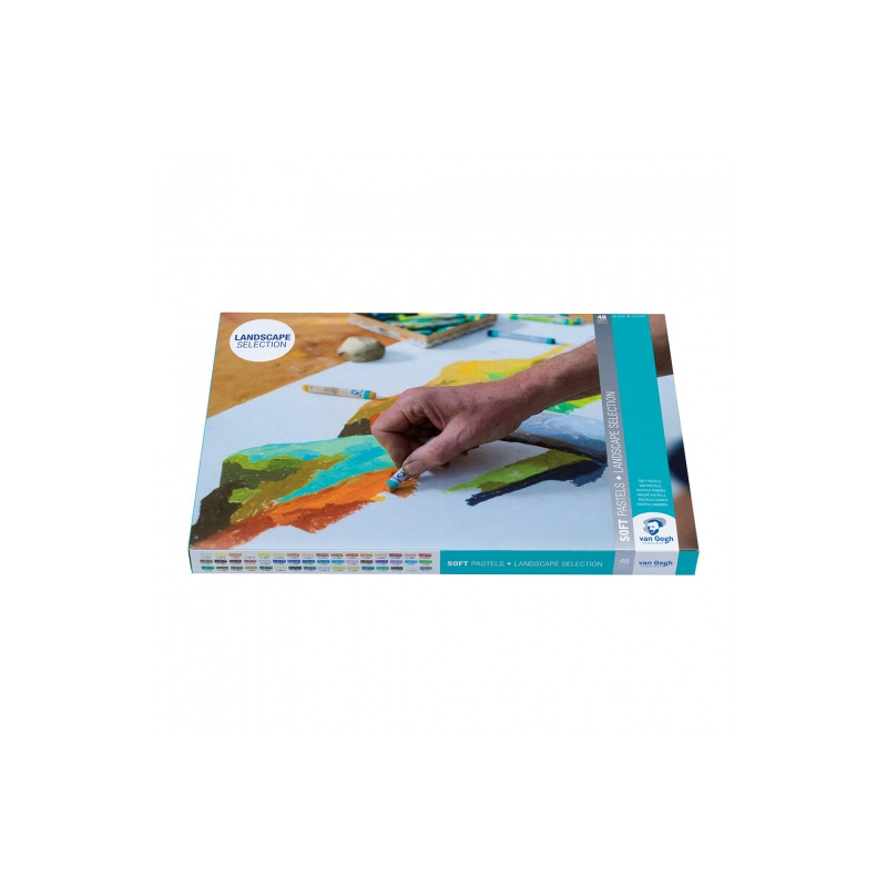 Talens van gogh krajobrazowy zestaw 48 pasteli suchych - sklep plastyc