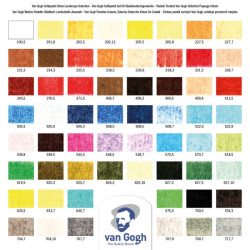 Talens van gogh urban landscape set of 60 dry pastels