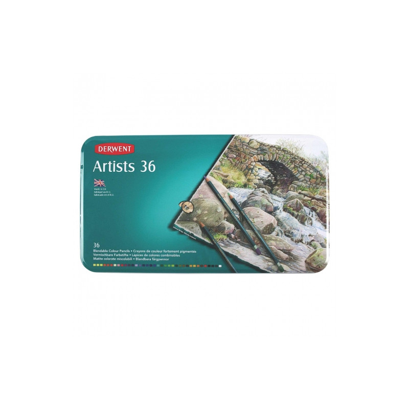 Derwent artist zestaw 36 artystycznych kredek - sklep plastyczny - sza