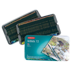 Derwent artist zestaw 72 artystycznych kredek metal opak - sklep plast