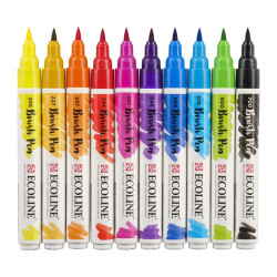 Talens ecoline set of 10 pens