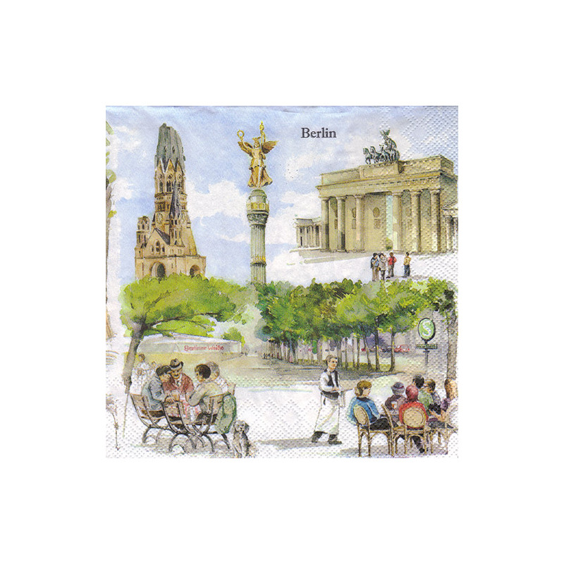 Serwetka do decoupage 30-IHR L466200 Berlin - sklep plastyczny - szał