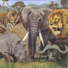 Decoupage Napkin Ambiente 28-13307725 big five - szal art - sklep plas