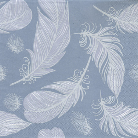 Napkin for decoupage Maki 25-035001 feathers