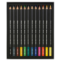 Caran d'ache museum zestaw 12 akwarelowych kredek - sklep plastyczny -