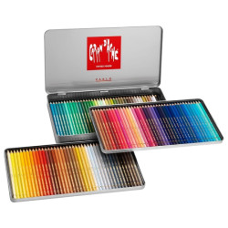 Caran d'ache pablo set of 120 colored pencils in a pack