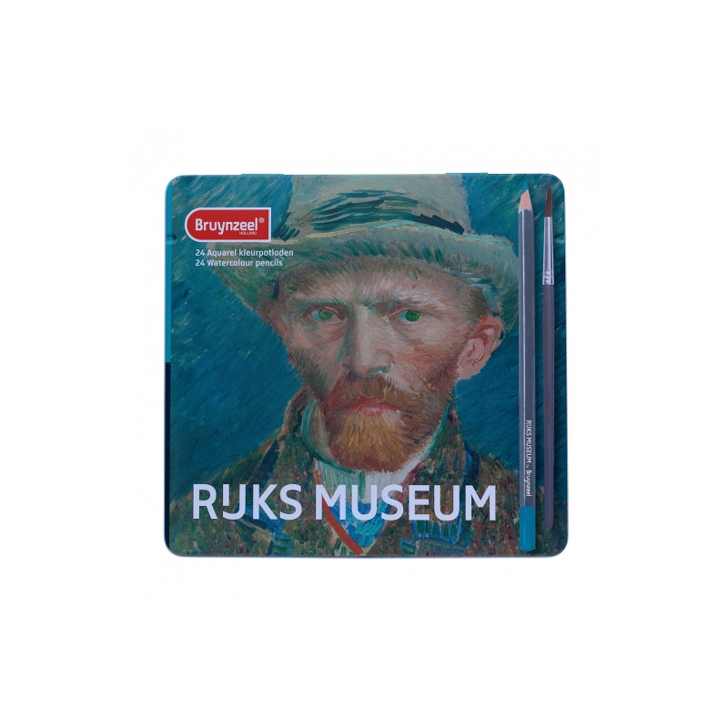 Bruynzeel van gogh self-portrait set of 24 watercolor pencils