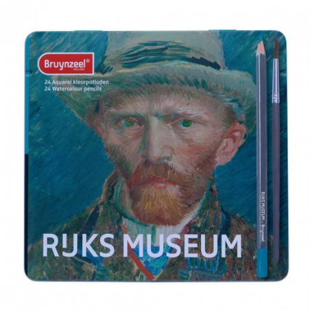 Bruynzeel museum van gogh autoportret zestaw 24 akwarelowych kredek -