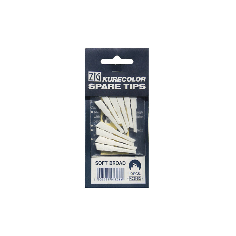 Kurecolor tip set 10pcs soft broad - szal art - sklep plastyczny