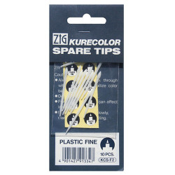 Kurecolor zestaw końcówek 10szt plastic fine - sklep plastyczny - szał