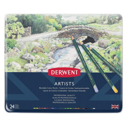 Derwent artist zestaw 24 artystycznych kredek - sklep plastyczny - sza