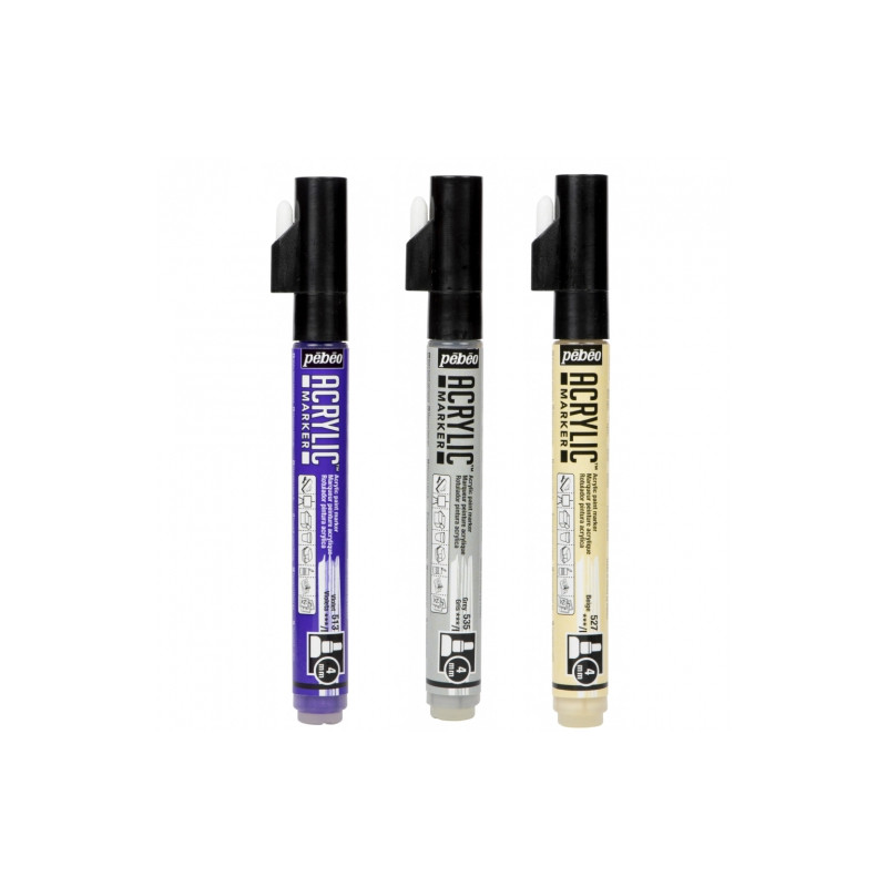 Pebeo decomarker acrylic marker 4mm round