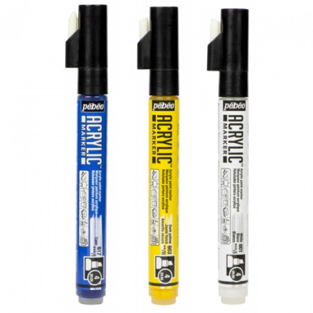 Pebeo decomarker acrylic marker 4mm angular