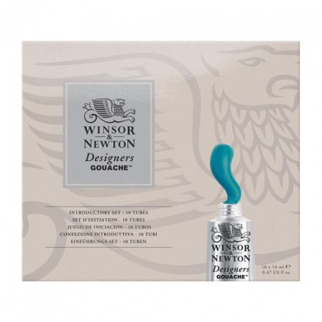 Winsor&Newton set of gouache introductory 10x14ml