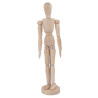 Wooden mannequin (woman) - height 30 cm - art store - craze