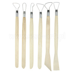 Paddles for modeling clay stecche mirette 6 pcs JR2-27
